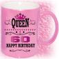 Preview: Tasse zum 60. Geburtstag Gold und Pink Queen