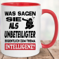 Preview: Sprüche Tasse Schlau und Intelligent