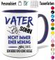 Preview: Tasse Vater und Sohn Nicht immer einer Meinung