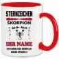 Preview: Skorpion Sternzeichen Tasse
