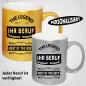 Preview: Tasse mit Beruf The Legende Gold / Silber