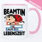 Preview: Tasse Beamtin auf Lebenszeit Marienkäfer