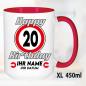 Preview: XL Rot 450ml