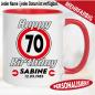 Preview: tasse-70-jahre-geburtstag-verkehrsschild alter name datum