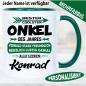 Preview: Vorbild Onkel. Geschenketasse Familie.