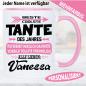 Preview: Vorbild Tante. Geschenketasse Familie.
