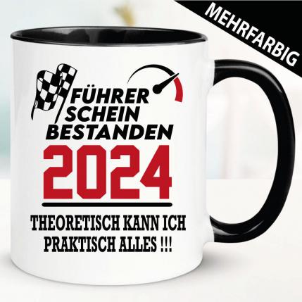 Tasse Fahrprüfung Führerschein Theorie