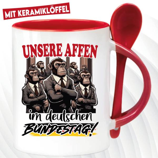 Löffeltasse Rot 330ml