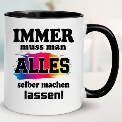 Alles selber machen lassen Schwarz