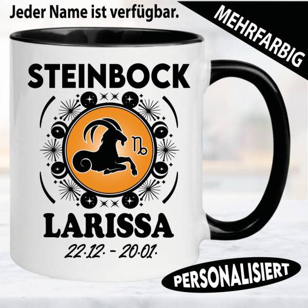 Tasse-Astrologie-Sternzeichen-Steinbock-Personalisiert-Name-Geburtstag