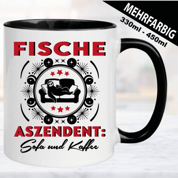 Tasse-Astrologie-Sternzeichen-Aszident-Fische-Couch-Faultier-Kaffee