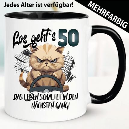 Geburtstagstasse für Autofahrer