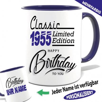 Tasse Geburtstag Personalisiert Limited Edition 70 Rot