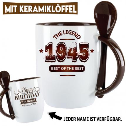 Tasse zum Geburtstag Limited Grunge 80