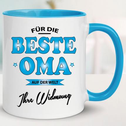 Beste Oma mit Widmung