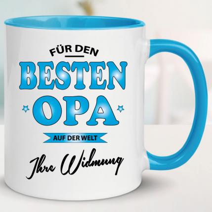 Bester Opa mit Widmung