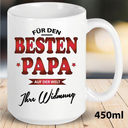 Bester Papa mit Widmung