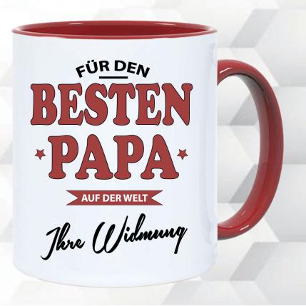 Bester Papa mit Widmung