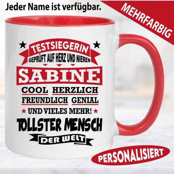 Bester Name Mensch Personalisiert Frau