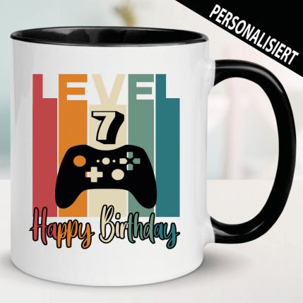 Gamer Tasse Level