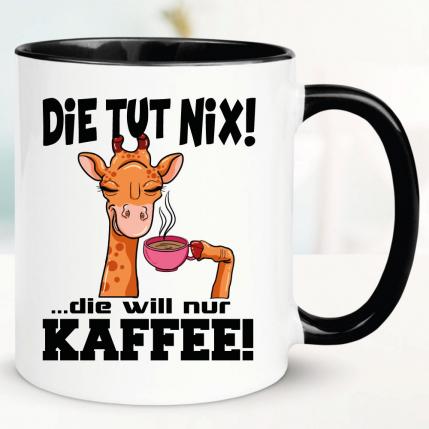 Die tut nix, die will nur Kaffee
