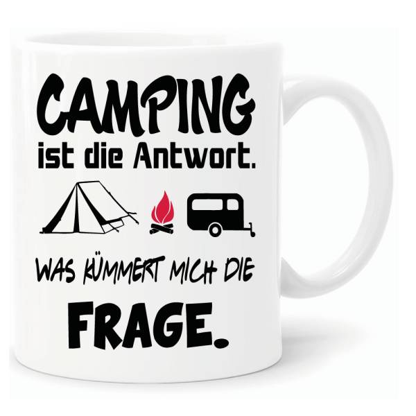 Camping ist die Antwort