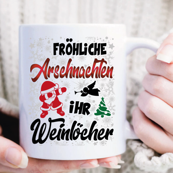 Preview: Weihnachtstasse Arschnachten