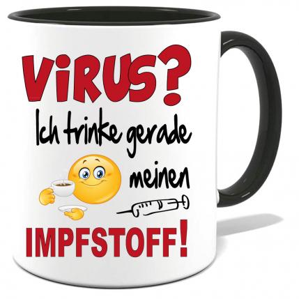 Corona Tasse in 8 Farben * Impfstoff