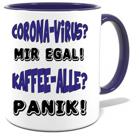 Corona Tasse in 8 Farben * Kaffee Panik