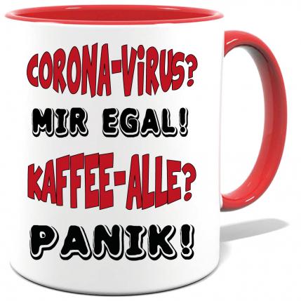 Corona Tasse in 8 Farben * Kaffee Panik