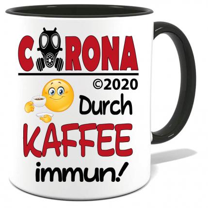 Corona Tasse in 8 Farben * Durch Kaffee immun