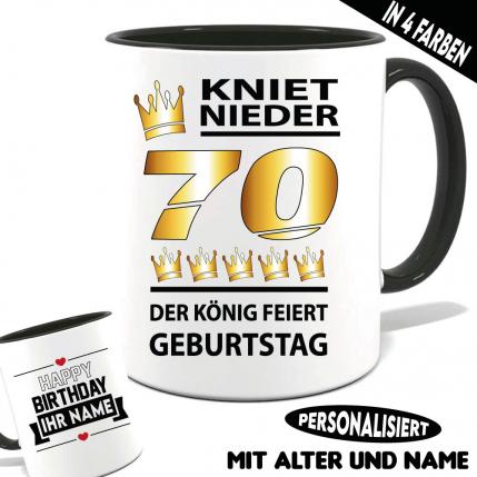 Geburtstagstasse Der König