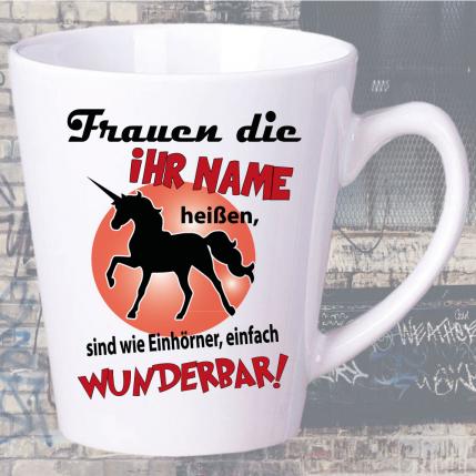 Einhorn Wunderbar mit Wunschname