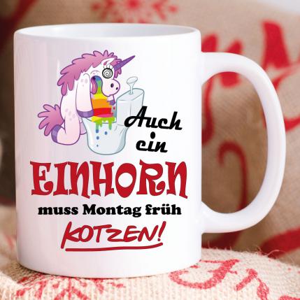 Einhorn Montag Kotzen