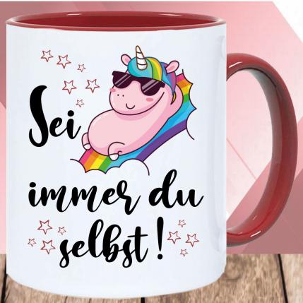 Einhorn Sei immer du selbst