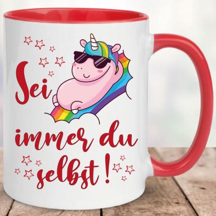 Einhorn Sei immer du selbst