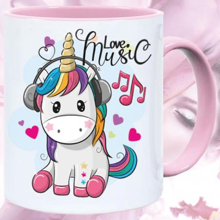 Einhorn I Love Music