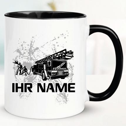 Tasse Feuerwehrmannschaft personalisiert