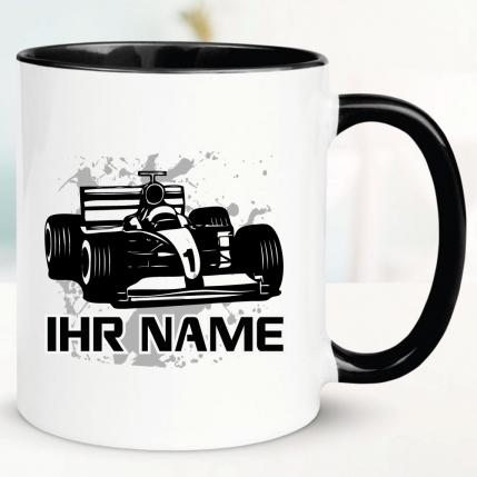 Tasse Formel1-Wagen personalisiert