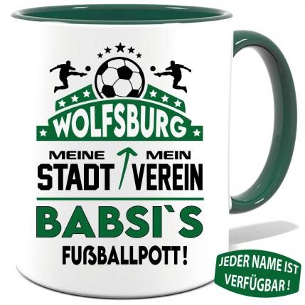 Personalisierte Tasse Wolfsburg