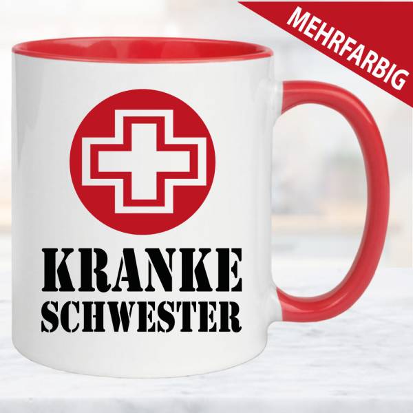 Tasse-Frau-Kranke-Schwester