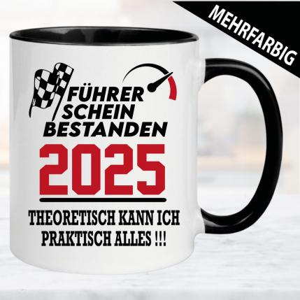 Tasse Fahrprüfung Führerschein Theorie