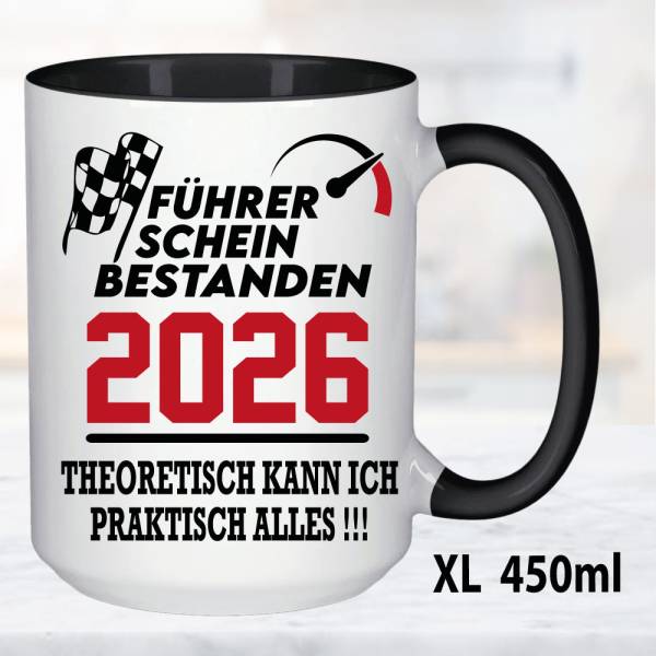 XL Schwarz 450ml