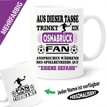 Tasse Fußballverein mit Name Osnabrück