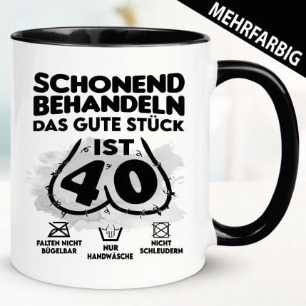 Tasse 40 Geburtstag Schonend behandeln das Stück