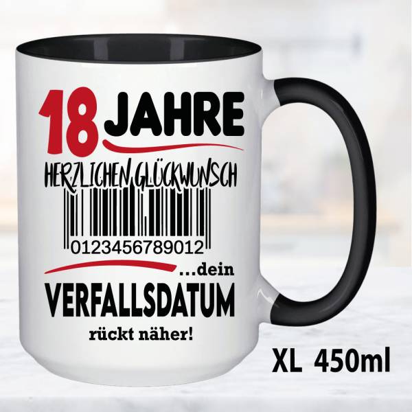 XL Schwarz 450ml