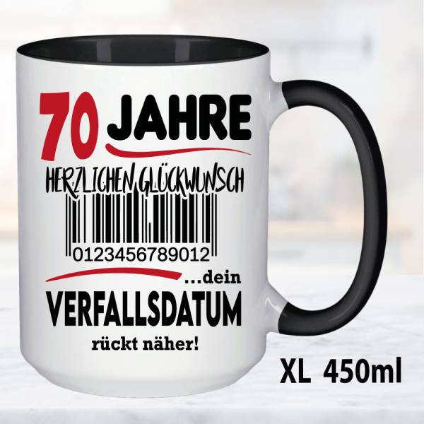 XL Schwarz 450ml