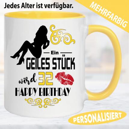 Geburtstagstasse Geile Frau