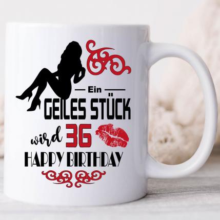 Geburtstagstasse Geile Frau