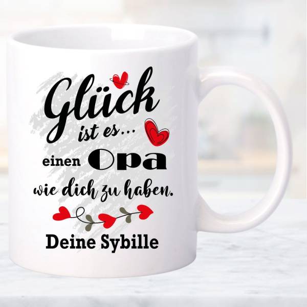 Glueckstasse für die Familie